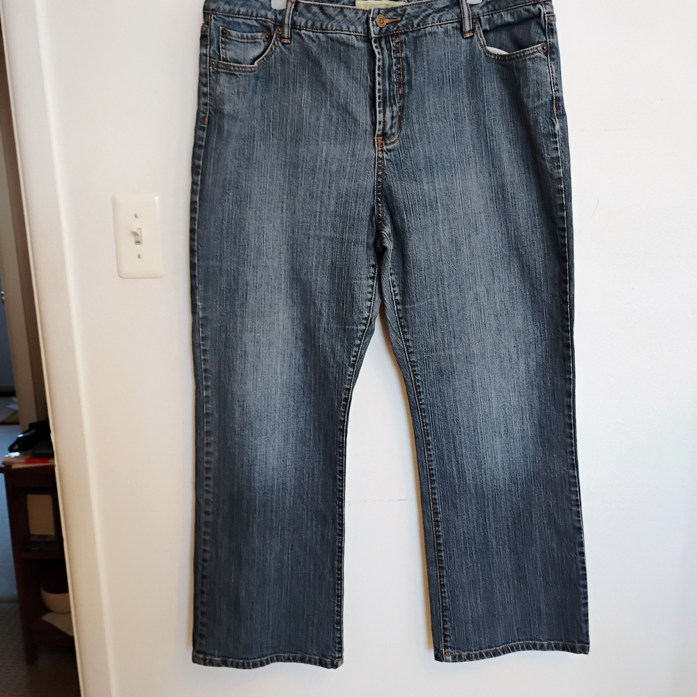 Woman's DENVER Hayes Contemporary Fit Blue Straight-Leg Jeans 20x30
